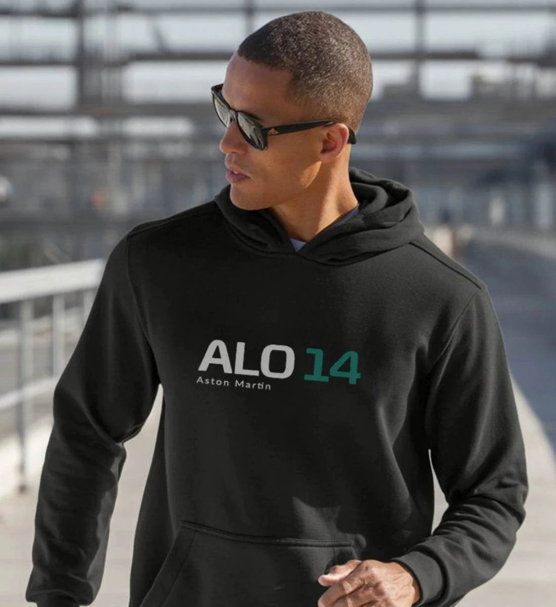 Image of NOVAWEAR ALO 14 Motorsport Hoodie – Limited Edition Streetwear
